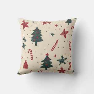 Acogedora almohada de cojín de Navidades