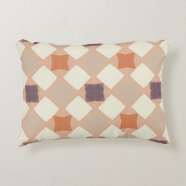 Acogedora almohada de patrón retro