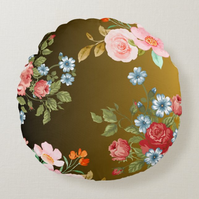 "Acogedora almohada redonda" (Anverso)