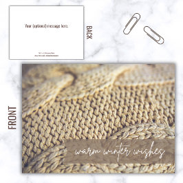 Acogedora tarjeta de vacaciones feliz para el clie