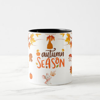 Acogedora taza de Vibes de otoño - Copa de café ot
