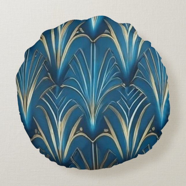 Acogedora y elegante almohada redonda (Reverso)