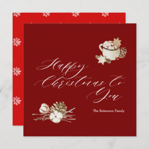 Acogedores deseos de vacaciones