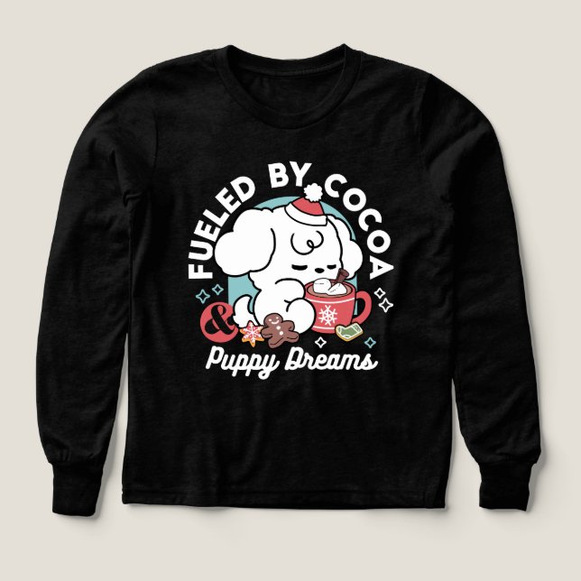 Acogedores sueños de cachorro - chocolate caliente (Diseño frontal)