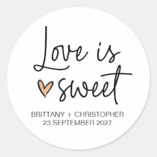 Acogida Pegatina favorita de bodas para invitados