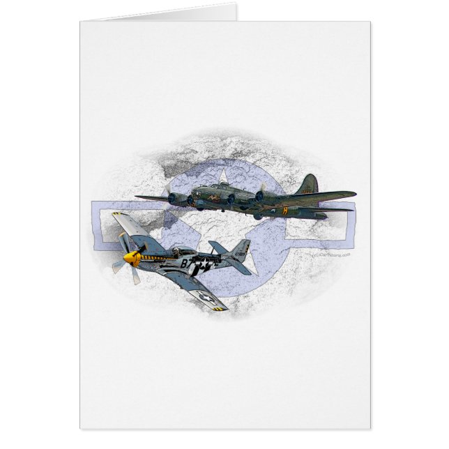Acompañamiento del vuelo del mustango P-51 (Frente)