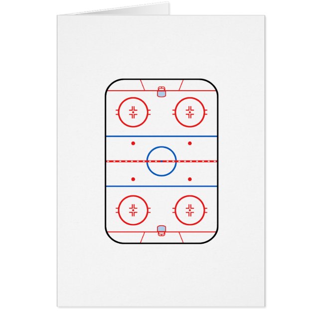 Acompañante de juego de hockey con diagrama de hie (Frente)