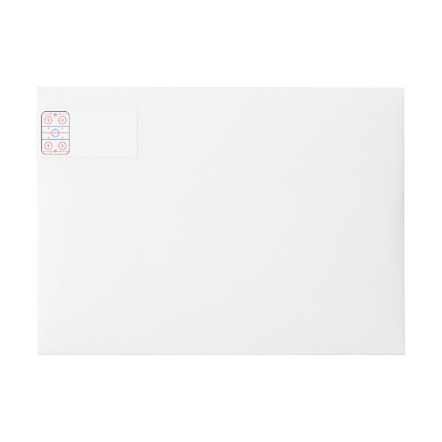 Acompañante de juego de hockey con diagrama de hie (Anverso)