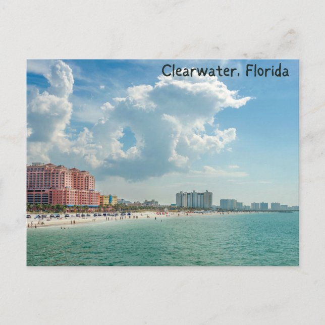 Acompañante de la tarjeta postal Clearwater Florid (Anverso)
