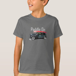 Acompañar Con Diseño De Coche Clásico - Camiseta B