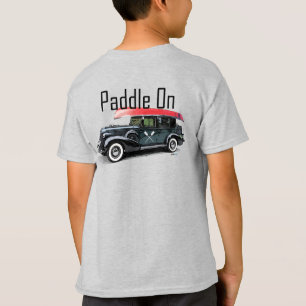 Acompañar Con Diseño De Coche Clásico - Camiseta B