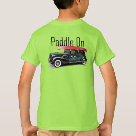 Acompañar Con Diseño De Coche Clásico - Camiseta B
