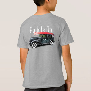 Acompañar Con Diseño De Coche Clásico - Camiseta B