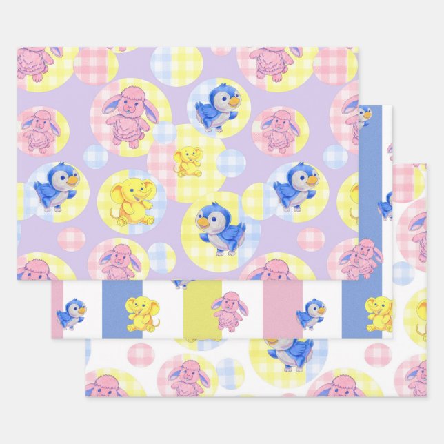 Acondicionamiento de animales de juguete de papel (Set)