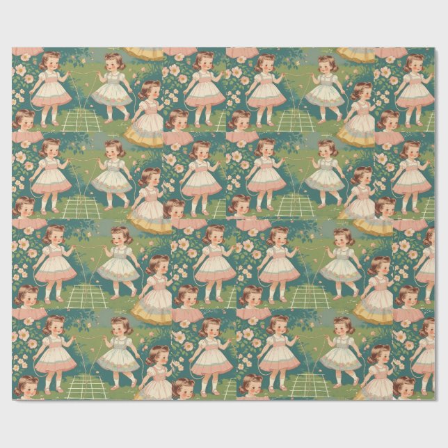 Acondicionamiento de papel para Chicas de la época (Superficie plana)