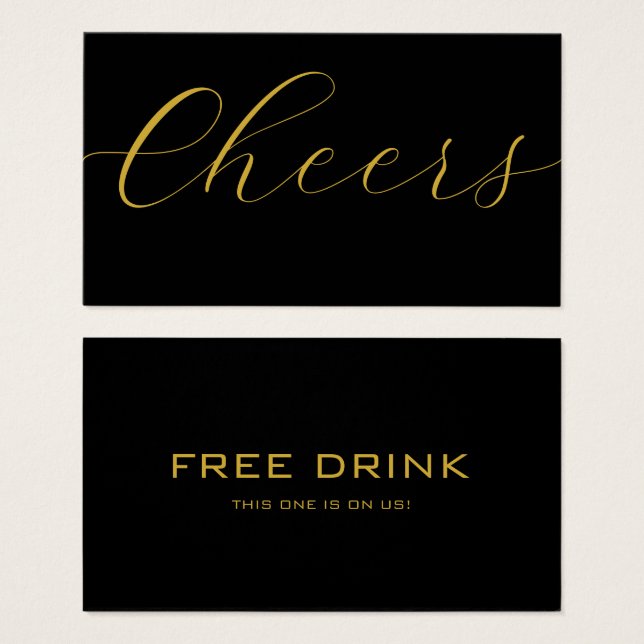 Acontecimiento negro para la compañía de bebidas d (Anverso y reverso)