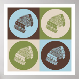 Acordeón de arte pop