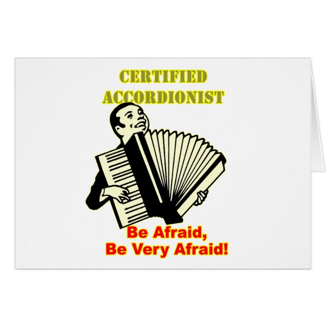 Acordeonista certificado (Anverso (Horizontal))