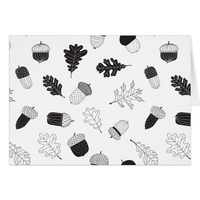 Acornos y hojas (Anverso (Horizontal))