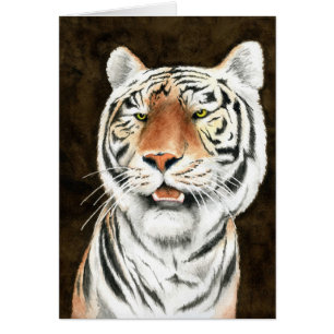 Acosador silencioso - tarjeta del tigre