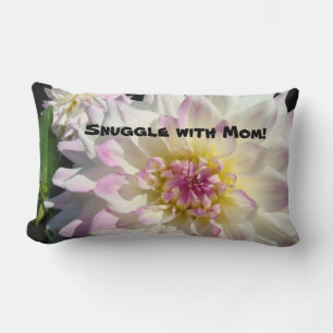 Acóstate con Mamá! Almohadas Flor de Dalia Blanca