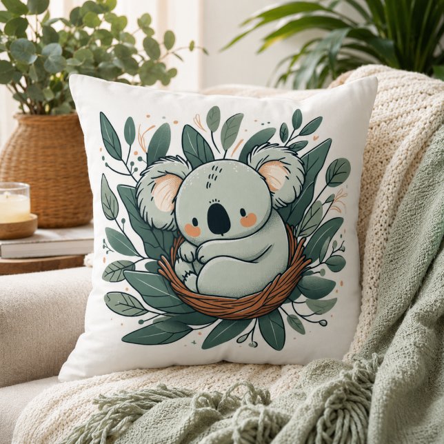 Acóstate con nuestra adorable almohada de koala de (Snuggle Up with Our Adorable Koala Plush Pillow)