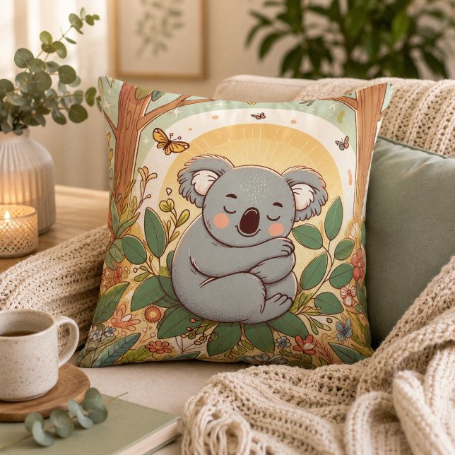 Acóstate con nuestra adorable almohada de koala de (Snuggle Up with Our Adorable Koala Plush Pillow)
