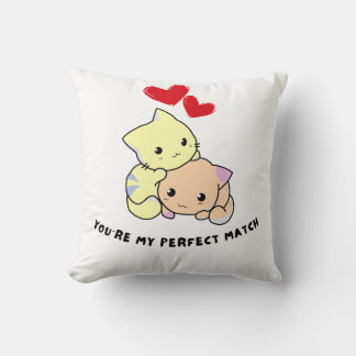 Acóstate Perfectamente – Almohada de Pareja de Gat