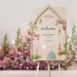 Acrílica Señal de boda de acrílico personalizada de Masjid 