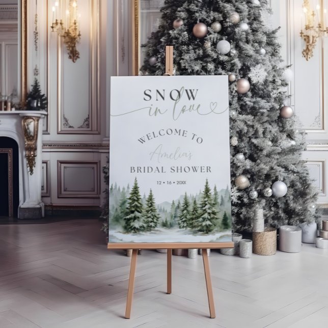 Acrílica Señal de Fiesta de Regalos para Novia de Invierno  (Subido por el creador)