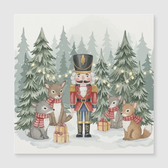 Acrílico Navidad Cascanueces Bosque Navidad  (Anverso)