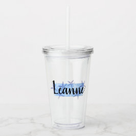 Acrílico vaso conocido personalizado