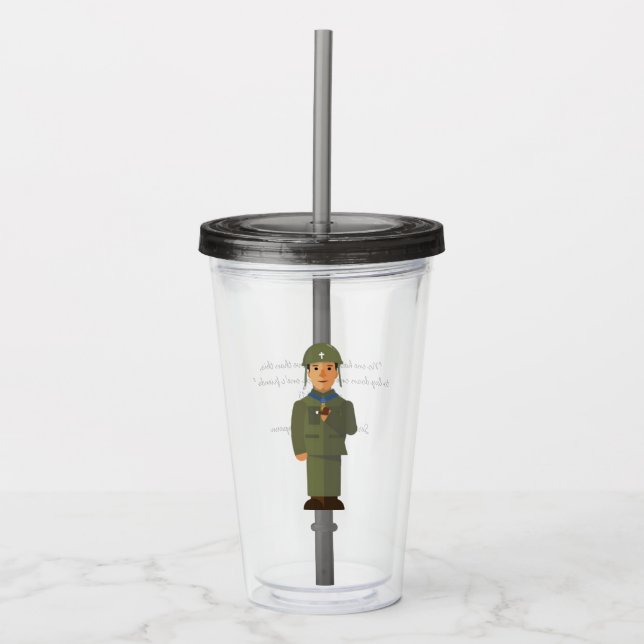 Acrílico Vaso de Kapaun del padre (Anverso)