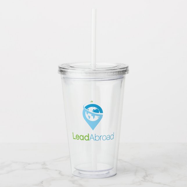 Acrílico Vaso de LeadAbroad (Anverso)