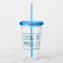 Acrílico "Viviendo vaso de la vida de Lymphie"