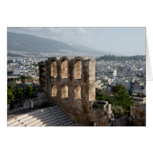 Acrópolis Antiguas ruinas con vistas a Atenas