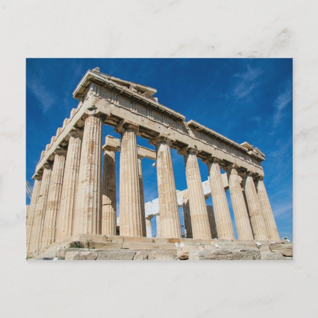 Acrópolis, Atenas - postal (Anverso)