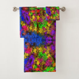 Acrylic Neon Colors Paint Splatter Splash Abstract