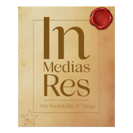 Action Motivational Quote - Latin Poster Art