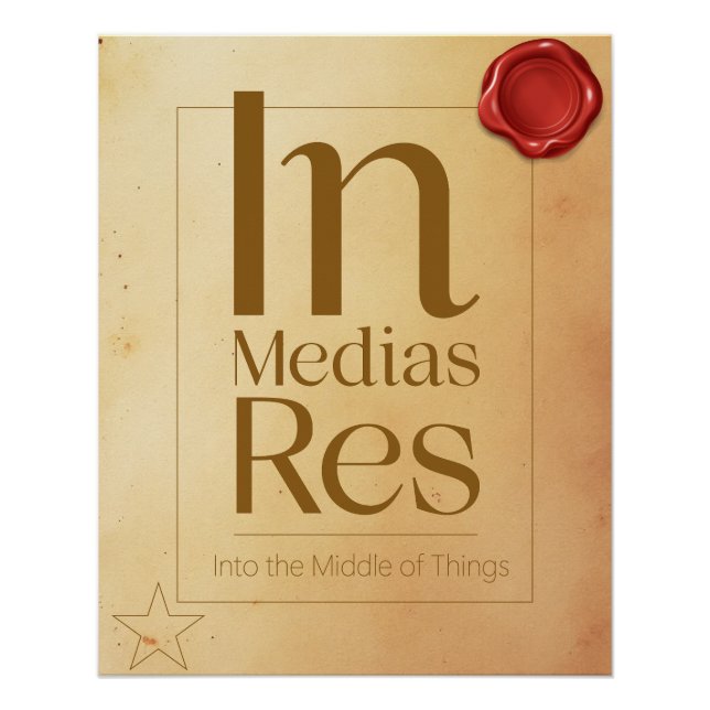 Action Motivational Quote - Latin Poster Art (Anverso)