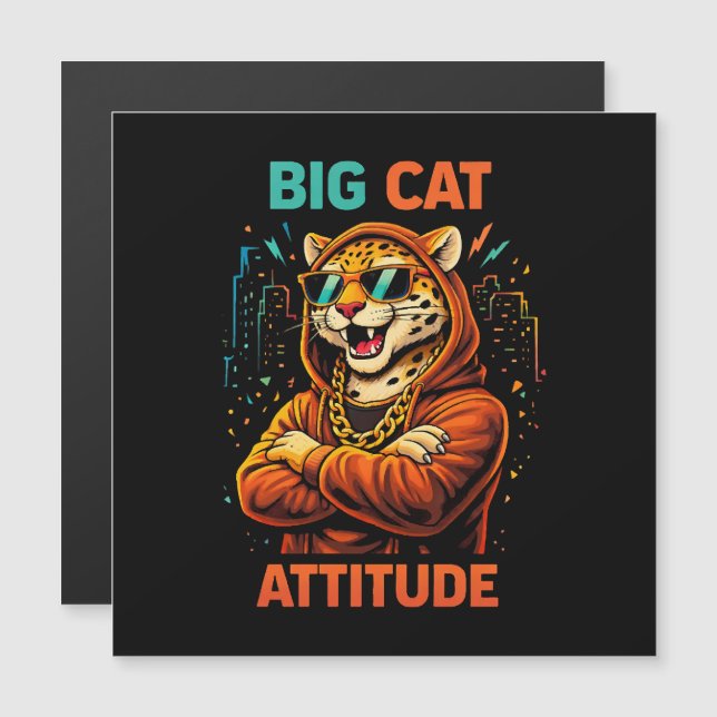 Actitud de gato grande (Anverso/Reverso)