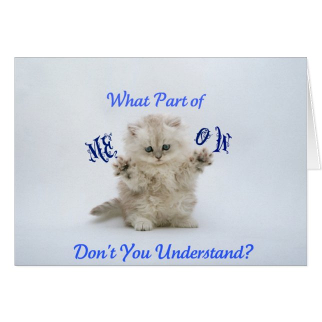 Actitud de los gatitos (Anverso (Horizontal))