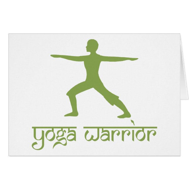 Actitud del guerrero de la yoga (Anverso (Horizontal))