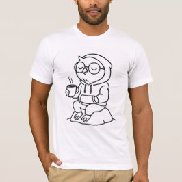 Actitud escalofriante, elegante camiseta