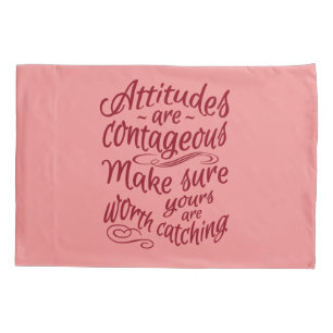 ACTITUDES fundas de almohadas motivacionales