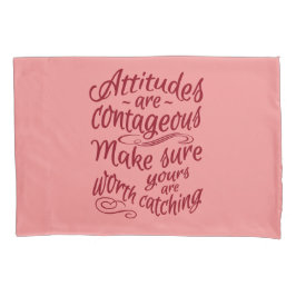 ACTITUDES fundas de almohadas motivacionales