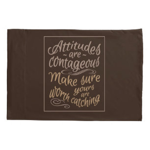 ACTITUDES fundas de almohadas motivacionales