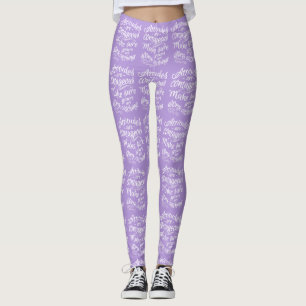 ACTITUDES personalizados de color leggings