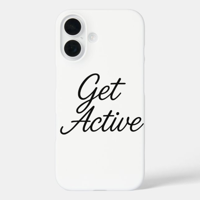 Activa: Funda Motivacional para iPhone 16 (Reverso )