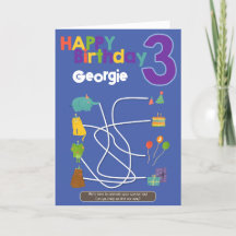 Actividad de Maze 3ª tarjeta de cumpleaños - Segui